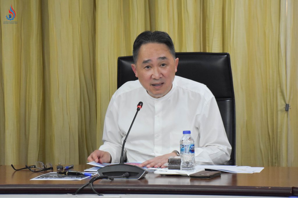 นายจุลพงษ์ ทวีศรี อธิบดีกรมโรงงานอุตสาหกรรม เป็นประธานการประชุม