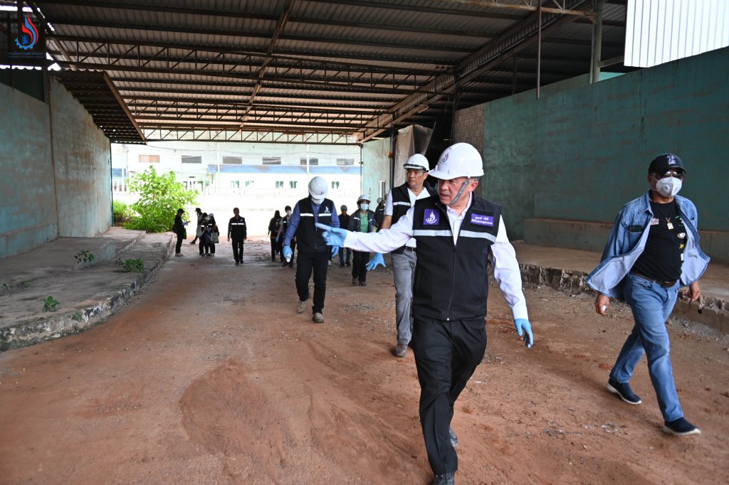 อธิบดีกรมโรงงานฯ ลงพื้นที่ “แวกซ์ กาเบ็จ  ราชบุรี” ตรวจสอบความเรียบร้อยโครงการสะสางของเสีย กว่า 13,000 ตัน