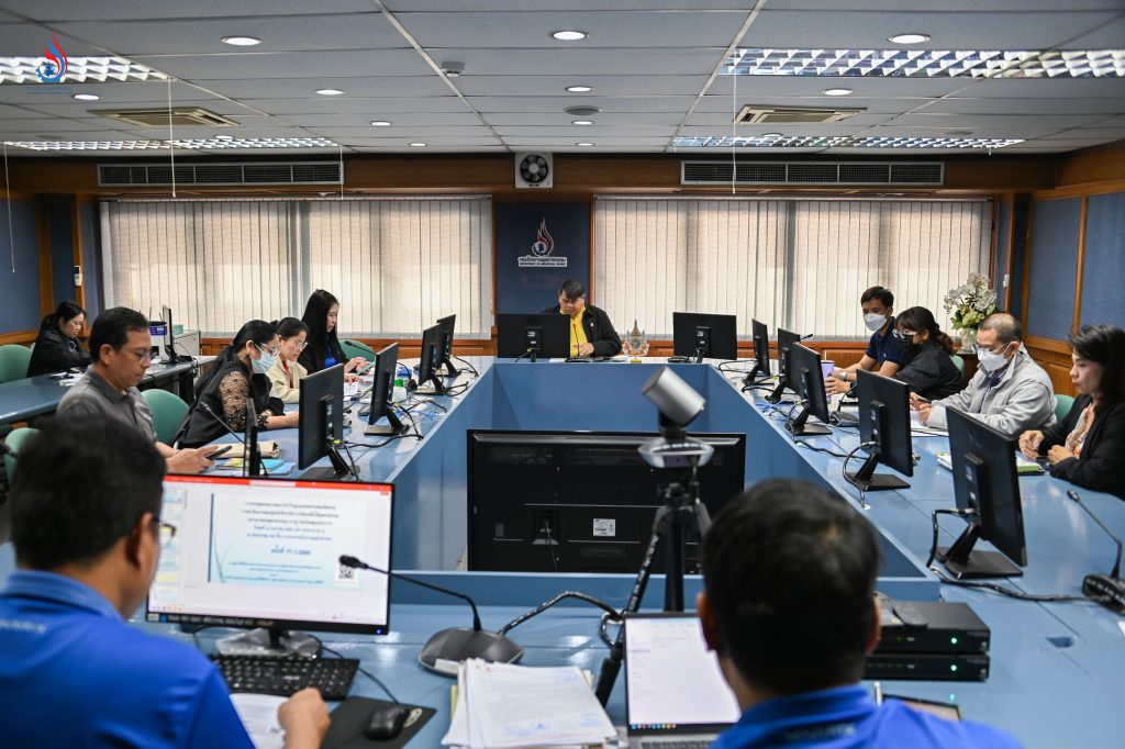 การประชุมคณะกรรมการกำกับดูแลและตรวจสอบติดตามการดำเนินงานของศูนย์บริหารจัดการวัสดุเหลือใช้อุตสาหกรรม (เตาเผาขยะอุตสาหกรรม) บางปู จังหวัดสมุทรปราการ ครั้งที่ 77-1/2568